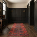 Turkish Runner Rug in a styled room