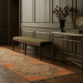 Turkish Runner Rug in a styled room