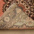 Vintage Konya Turkish Runner Rug 2x12 ft — Red & Brown Floral