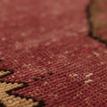 Vintage Malatya Turkish Runner Rug 4x13 ft — Red & Brown Geometric
