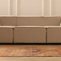 Vintage Malatya Turkish Doormat Rug 3x4 ft — Orange & Brown Geometric