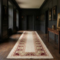 Vintage rug in a styled room