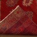 Vintage Southeastern Persian Style Runner Rug 3x10 ft — Red & Brown Geometric