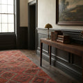 Turkish Runner Rug in a styled room