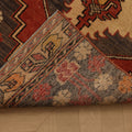 Vintage Niğde Turkish Runner Rug 2x10 ft — Red & Beige Geometric