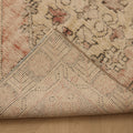 Vintage Niğde Turkish Runner Rug 2x8 ft — White & Brown Distressed