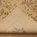Vintage Isparta Turkish Area Rug 5x10 ft — Beige & Brown Floral
