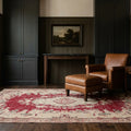 Turkish Area Rug in a styled room