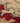 Vintage Isparta Turkish Area Rug 6x9 ft — Red & Beige Floral (No. 33602)