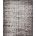 Vintage Isparta Turkish Area Rug 5x8 ft — Gray & Brown Distressed