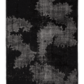 Vintage Isparta Turkish Area Rug 6x10 ft — Gray Overdyed