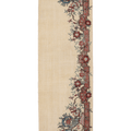 Vintage Isparta Turkish Runner Rug 2x10 ft — Beige & Red Floral