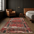 Turkish Runner Rug in a styled room