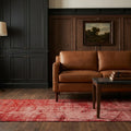 Turkish Runner Rug in a styled room