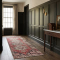 Turkish Runner Rug in a styled room