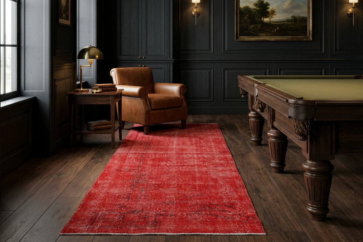 Turkish Runner Rug in a styled room