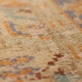 Vintage Manisa Turkish Area Rug 6x10 ft — Orange & Blue Floral