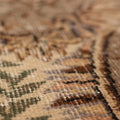 Vintage Isparta Turkish Area Rug 6x10 ft — Beige & Brown Floral