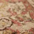 Vintage Isparta Turkish Area Rug 6x10 ft — Beige & Red Floral