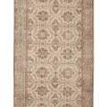 Vintage Isparta Turkish Area Rug 6x10 ft — Beige & Red Floral