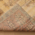 Vintage Isparta Turkish Area Rug 7x10 ft — Beige & Brown Floral