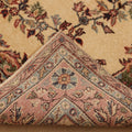 Vintage Isparta Turkish Area Rug 6x10 ft — Beige & Red Floral