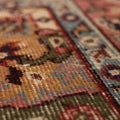 Vintage Isparta Turkish Area Rug 6x10 ft — Beige & Red Floral
