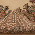 Vintage Isparta Turkish Area Rug 6x9 ft — Beige & Pink Floral