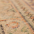 Vintage Manisa Turkish Area Rug 6x10 ft — Orange & Beige Floral