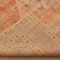 Vintage Manisa Turkish Area Rug 6x9 ft — Orange & Beige Floral