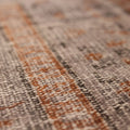 Vintage Manisa Turkish Area Rug 6x9 ft — Gray & Orange Floral