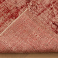 Vintage Manisa Turkish Area Rug 6x9 ft — Red Overdyed