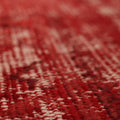 Vintage Manisa Turkish Area Rug 6x9 ft — Red Overdyed