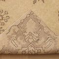 Vintage Isparta Turkish Area Rug 6x10 ft — Beige & Brown Floral