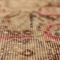 Vintage Isparta Turkish Area Rug 6x10 ft — Red & Beige Floral