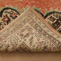 Vintage Isparta Turkish Area Rug 6x10 ft — Red & Green Floral