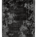 Vintage Isparta Turkish Area Rug 7x10 ft — Gray Overdyed