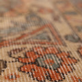 Vintage Isparta Turkish Area Rug 6x10 ft — Red & Beige Floral