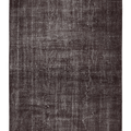 Vintage Isparta Turkish Area Rug 6x8 ft — Brown & Gray Overdyed