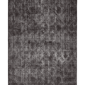 Vintage Isparta Turkish Area Rug 6x9 ft — Gray Overdyed