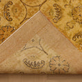 Vintage Isparta Turkish Area Rug 6x10 ft — Orange & Yellow Floral