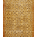 Vintage Isparta Turkish Area Rug 6x10 ft — Orange & Yellow Floral