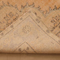 Vintage Manisa Turkish Area Rug 6x10 ft — Orange & Beige Floral