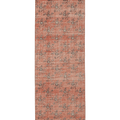 Vintage Malatya Turkish Runner Rug 2x7 ft — Red & Gray Distressed
