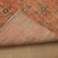 Vintage Malatya Turkish Runner Rug 2x7 ft — Red & Gray Distressed