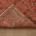 Vintage Isparta Turkish Runner Rug 1x9 ft — Red Floral