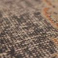 Vintage Manisa Turkish Runner Rug 1x9 ft — Gray & Orange Distressed
