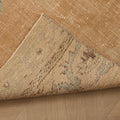 Vintage Manisa Turkish Runner Rug 2x8 ft — Beige & Blue Distressed