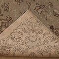 Vintage Isparta Turkish Area Rug 6x10 ft — Beige & Gray Floral