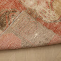 Vintage Malatya Turkish Runner Rug 2x5 ft — Brown & Red Distressed